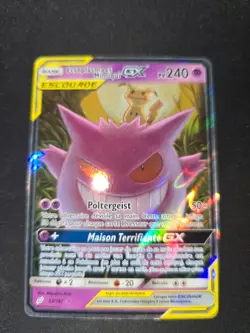 Carte Pokemon Ectoplasma et Mimiqui GX 53/181 SL9 Duo De Choc Soleil & Lune FRA - Image 3