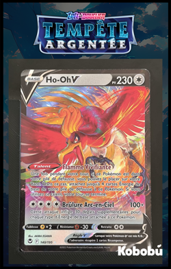 Carte Pokemon Ho-Oh V 140/195 EB12 Tempete Argentee Epee Bouclier 4 - Image 1