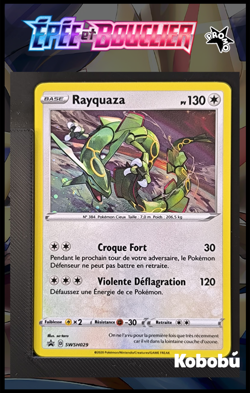 Carte Pokemon Rayquaza Holo SWSH029 FR Promo Epee Et Bouclier - Image 1