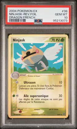 Carte Pokemon Ninjask 38/97 PSA 10 Reverse POP 1 Ex Dragon FR - Image 1