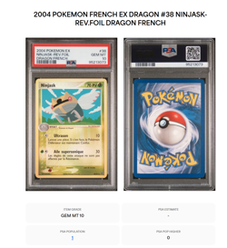 Carte Pokemon Ninjask 38/97 PSA 10 Reverse POP 1 Ex Dragon FR - Image 3