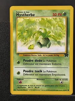 Carte Pokemon Mystherbe 63/82 Edition 2 Team Rocket Wizards 8 - Image 2