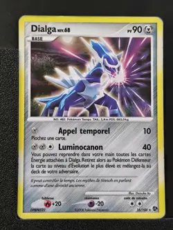 Carte Pokemon Dialga 16/106 Holo Duels Au Sommet Diamant et Perle Bloc DP - Image 2