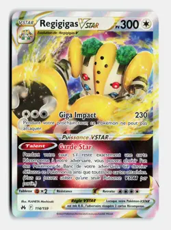 Carte Pokemon Regigigas VStar 114/159 EB12.5 Zenith Supreme Epee et Bouclier - Image 1
