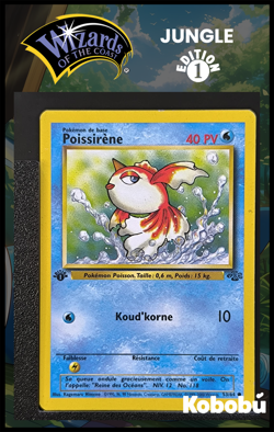 Carte Pokemon Poissirene 53/64 Edition 1 Ed 1 Jungle Wizards 2 - Image 1