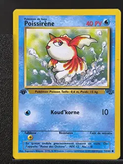 Carte Pokemon Poissirene 53/64 Edition 1 Ed 1 Jungle Wizards 2 - Image 2