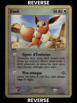 Carte Pokemon Evoli 63/100 Reverse Ex Tempete De Sable TDS Bloc EX FR - Image 1