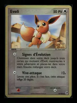 Carte Pokemon Evoli 63/100 Reverse Ex Tempete De Sable TDS Bloc EX FR - Image 2