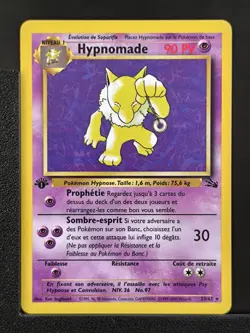Carte Pokemon Hypnomade 23/62 Edition 1 Ed 1 Fossile Wizards - Image 2