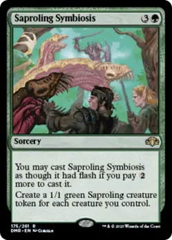 MTG Foil - Saproling Symbiosis - 175 / NM / English - Image 1