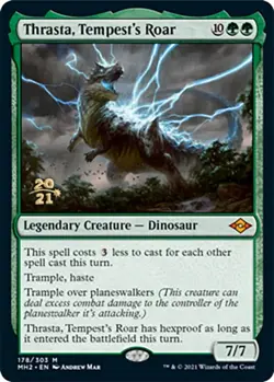 MTG Foil - Thrasta, Tempest's Roar - 178 / NM / English - Image 1