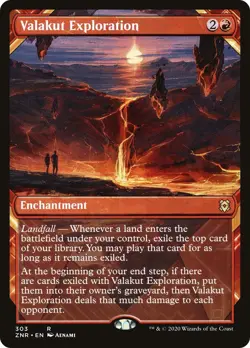 MTG Valakut Exploration (Showcase) - 303 / English / Near Mint - Image 1