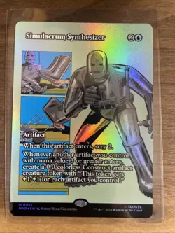 Simulacrum Synthesizer (Borderless) Marvel Universe Eternal-Legal Foil - Image 1
