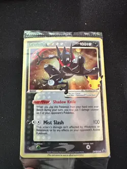 Greninja Gold Star Holo Promo SWSH144 Celebrations Black Star Pokemon B - SEALED - Image 2