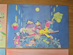 Pokemon Postcard set of 5 Keiko Fukuyama 2000 Japan Pikachu & Friends Project - Image 5