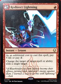 Wizards of the Coast MTG Redirect Lightning TLA 0151 Rare EN 2025 - Image 1