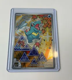 Pokemon Totodile 048 MEP First Partner Promo Holo Full Art Near Mint English - Image 1