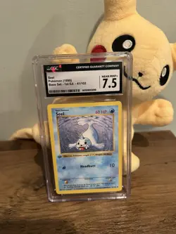 Pokemon Seel 1st Edition Shadowless 41/102 Base Set CGC 7.5 (NM/MINT) - Image 1