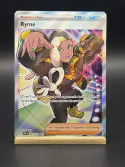 2023 Pokemon SV Obsidian Flames Ryme Ultra Rare #221/197 - Image 1