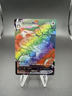 SWSH01: Sword & Shield Base Set #206/202 Snorlax VMAX (Secret) - Image 1
