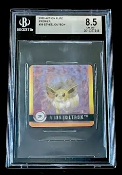 POKEMON RARE Graded Action Flipz Premier Edition #29 EEVEE JOLTEON BGS 8.5 - Image 1