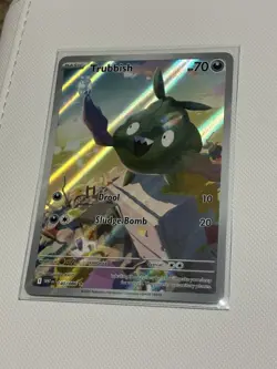 Trubbish 140/086 Illustration Rare White Flare Pokemon Near Mint - Image 2