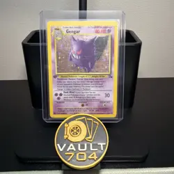 Pokemon TCG 1st Edition Holo Gengar 5/62 Fossil 1999 WOTC - Image 1