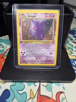 Pokemon TCG 1st Edition Holo Gengar 5/62 Fossil 1999 WOTC - Image 2
