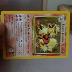 Wizards of the Coast Blaine's Arcanine 1/132 Gym Challenge Holo Rare 90HP - Image 4