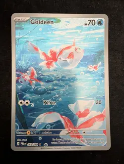 Goldeen Pitch Black 87/84 IR Pokemon TCG Pack Fresh NM - Image 1