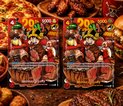 Presale ENGLISH Monkey D. Luffy PROMO P-159 8 Card Set 29th Anniversary - Image 1