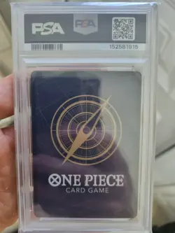 PSA 9 One Piece Monkey D. Luffy P-055 US Voyage College Basketball Promo EN - Image 3
