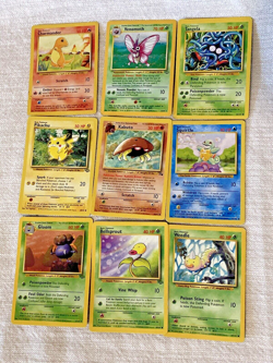 Vintage Pokemon Cards Bundle/Lot 28 Cads, Pikachu, Charmander, Squirtle, more - Image 1
