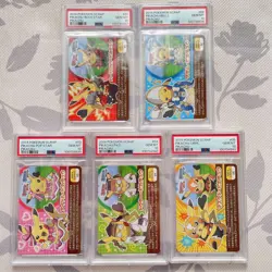 Pokemon Scrap Pikachu Complete 5 Sequential Numbers PSA10 Japanese - Image 1