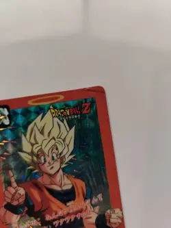 TAIWAN HK carte E-4 prism dragon ball non Off Card Hondan Carddass Sticker Fan - Image 3