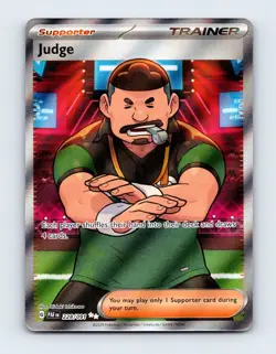 NM Judge 228/091 SV: Paldean Fates Ultra Rare Pokemon Card - Image 1