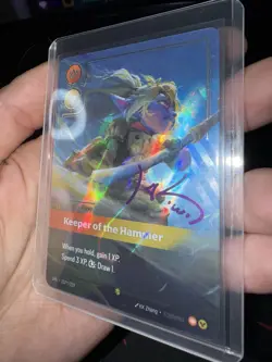 Poppy Keeper Of The Hammer Signature 237/219 Riftbound Unleashed NM Perfect Card - Image 2