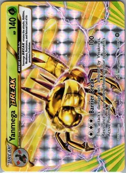 Yanmega BREAK 8/114 XY - Steam Siege - Pokemon Card - NM - Image 1