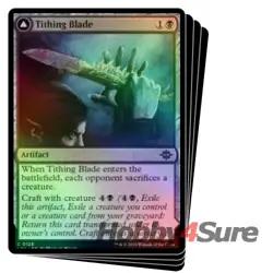Foil Tithing Blade X4 M/NM Magic: The Gathering MTG The Lost Caverns Of Ixalan - Image 1