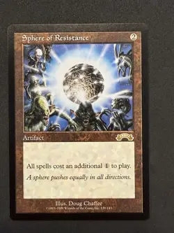 Magic The Gathering - Sphere of Resistance - Exodus - Image 1