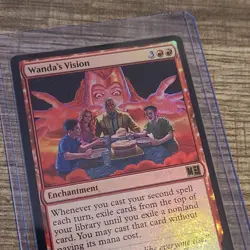 Wizards of the Coast MTG Wanda's Vision Foil Enchantment EN Marvel - Image 1