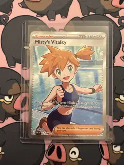 Pokemon TCG: Misty's Vitality 111/084 Ultra Rare - Pitch Black (NM) English - Image 1