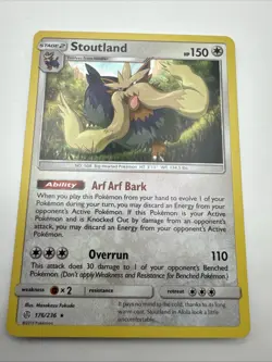 Stoutland 176/236 - Cosmic Eclipse Rare - HOLO - Pokemon TCG - Image 1