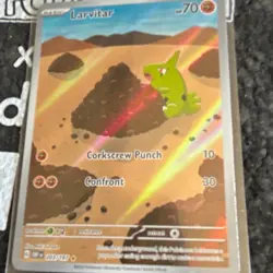 The Pokemon Company Larvitar 203/197 SV03 Obsidian Flames Holo IR ENG - Image 1