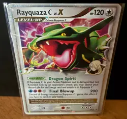 Pokemon Rayquaza C LV. X DP47 Holo Black Star Promo - Image 2