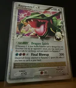 Pokemon Rayquaza C LV. X DP47 Holo Black Star Promo - Image 3