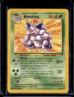 Nidoking 31/110 Rare Legendary Collection Pokemon Lightly Played - Image 1