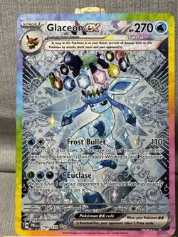 Pokemon TCG Glaceon EX 150/131 Prismatic Evolutions SIR - Image 1