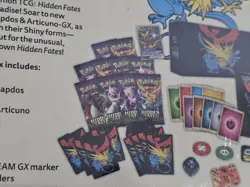 Sealed Pokemon Hidden Fates Elite Trainer Box (ETB) with Protector - Image 3