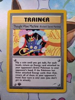 Pokemon TCG Thought Wave Machine 1st Edition Neo Destiny 96/105 Regular Rare NM - Image 2